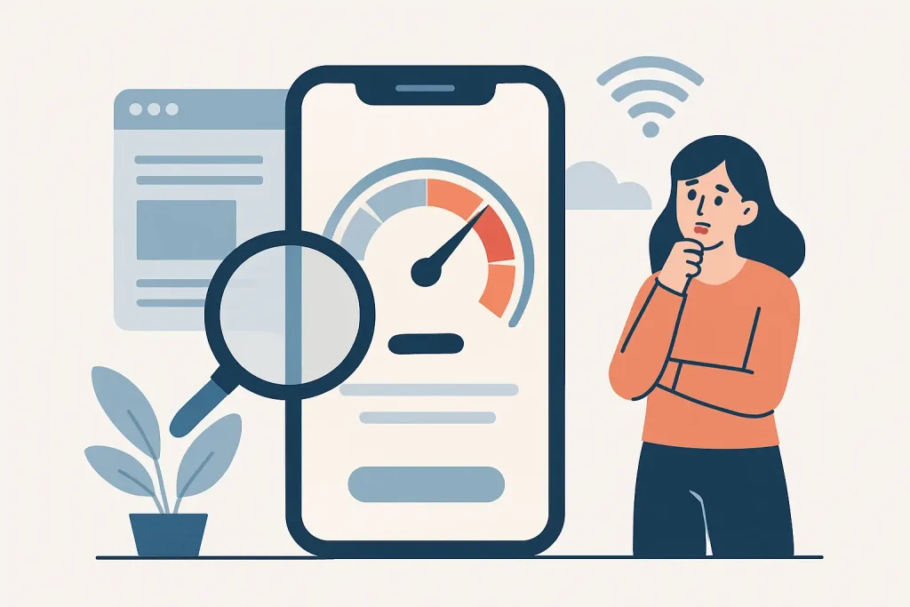 Mobil hız testi: Site neden yavaş görünüyor?